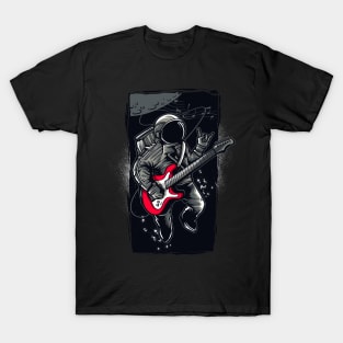 Guitarnout on the moon T-Shirt